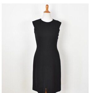 Classic Black Sleeveless Sheath Dress